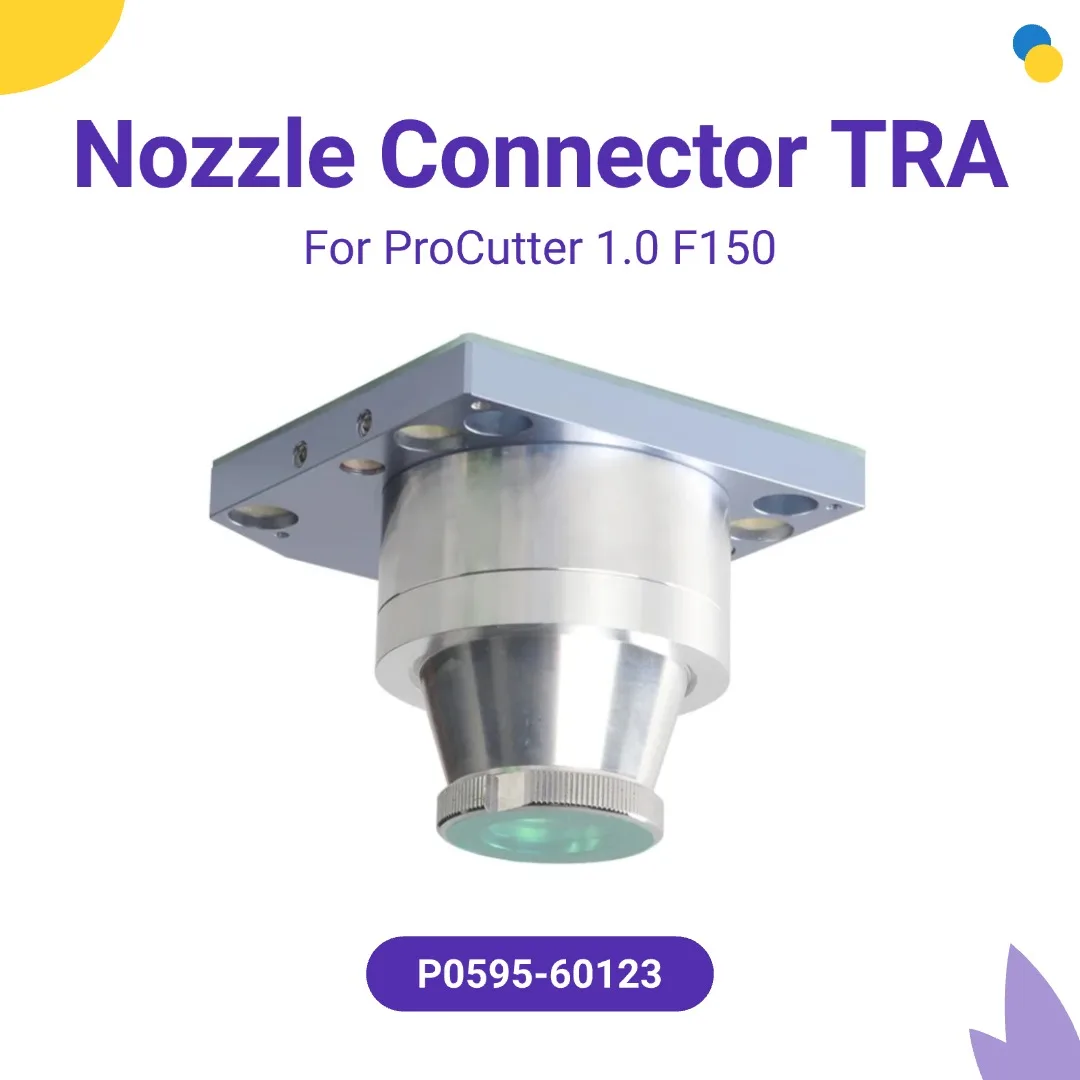Header ProCutter Nozzle Connector TRA ProCutter 1.0 F150 P0595-60123 For ProCutter 1.0 Laser Cutting Machine Head