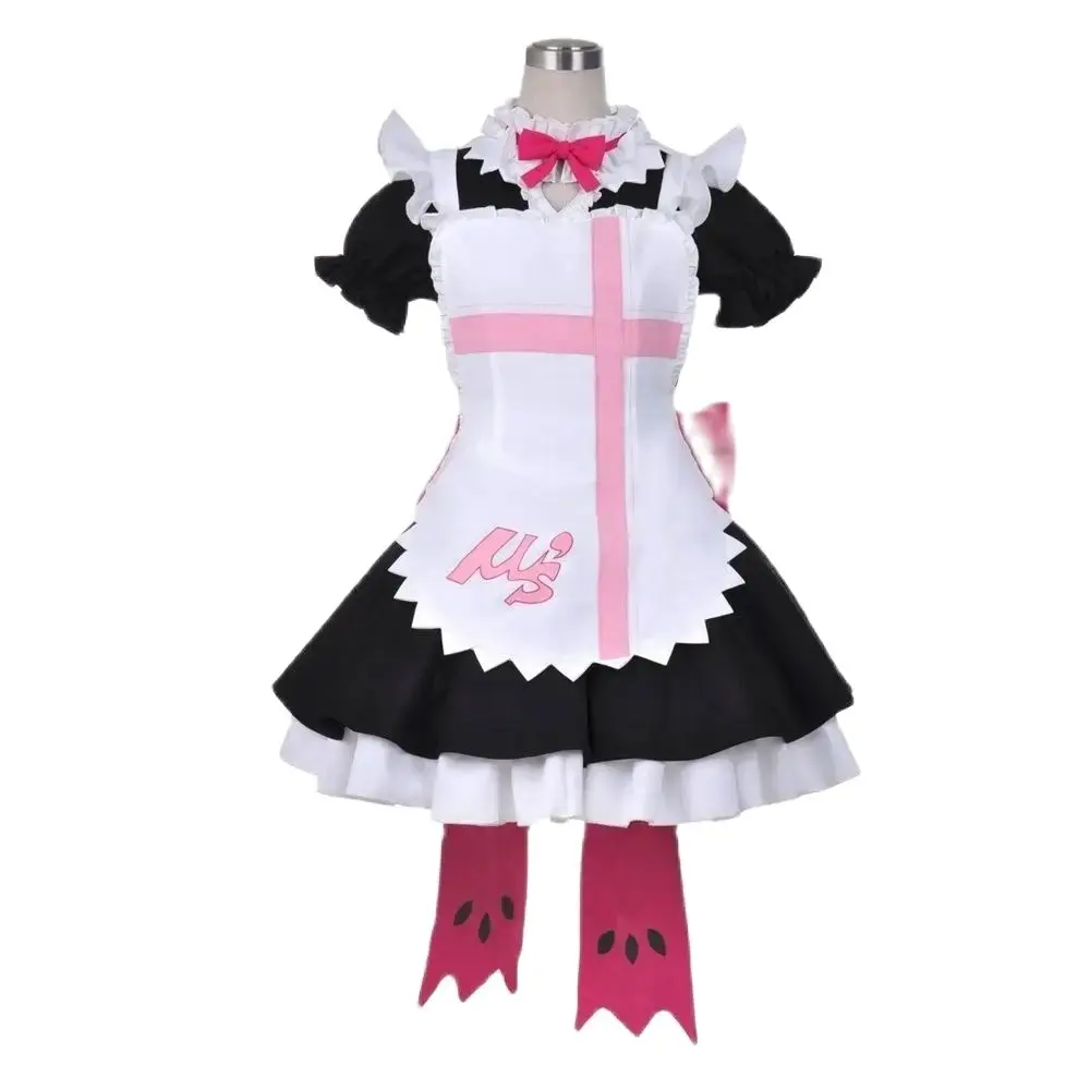 

Unisex Anime Cos Honoka Kousaka Cosplay Costumes Maid Suit Sets Custom Size