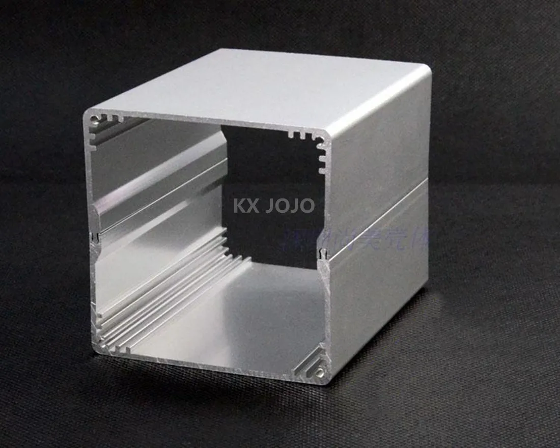 Aluminum Enclosure 90*90*100/130/150/170mm Case Electronic Project PCB Instrument Box Black/Silver DIY Power Supply