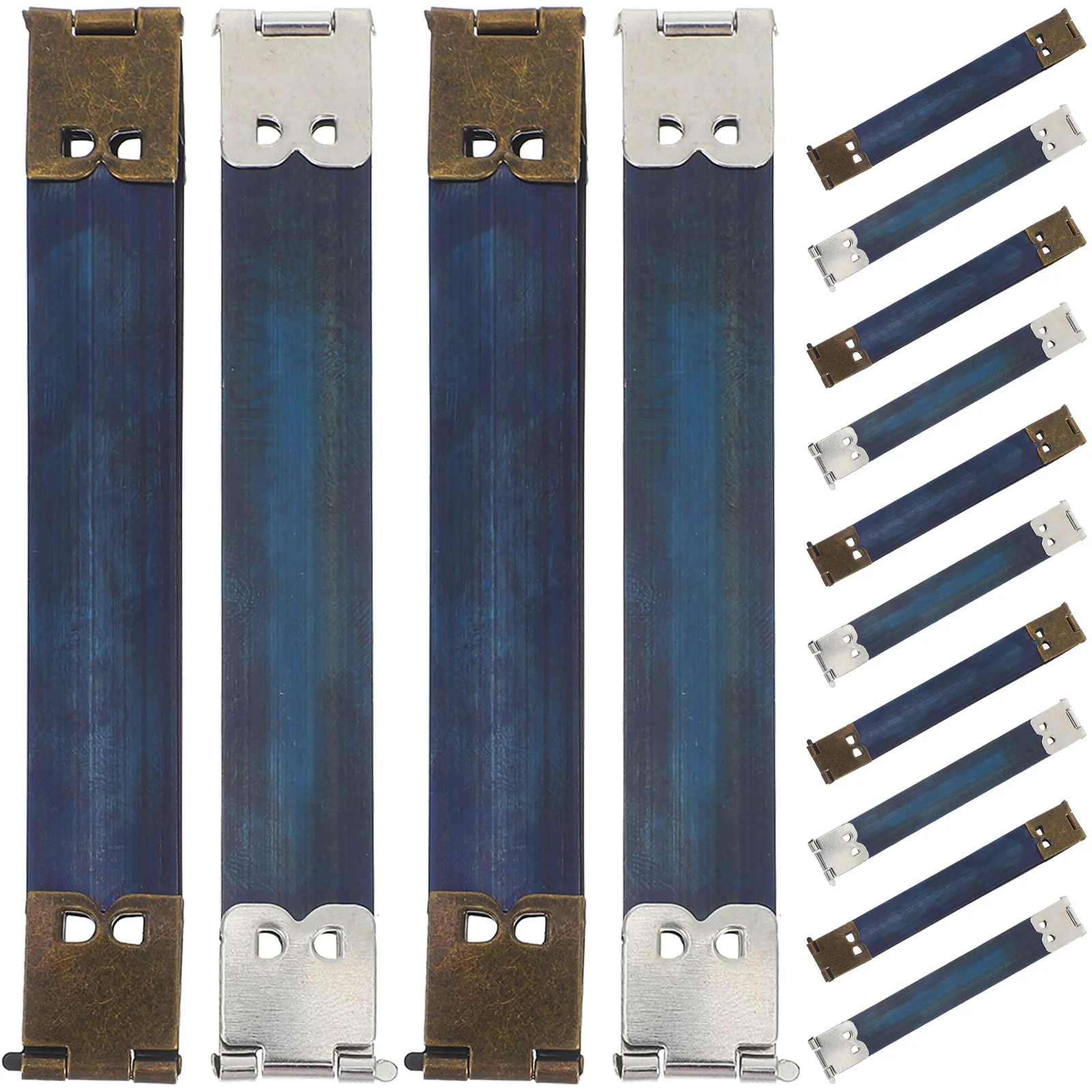 20Pcs Handbag Flex Frames Metal Purse Hardware Replacement Internal DIY Purse Flex Frame for Sewing Fabric Canvas Bag