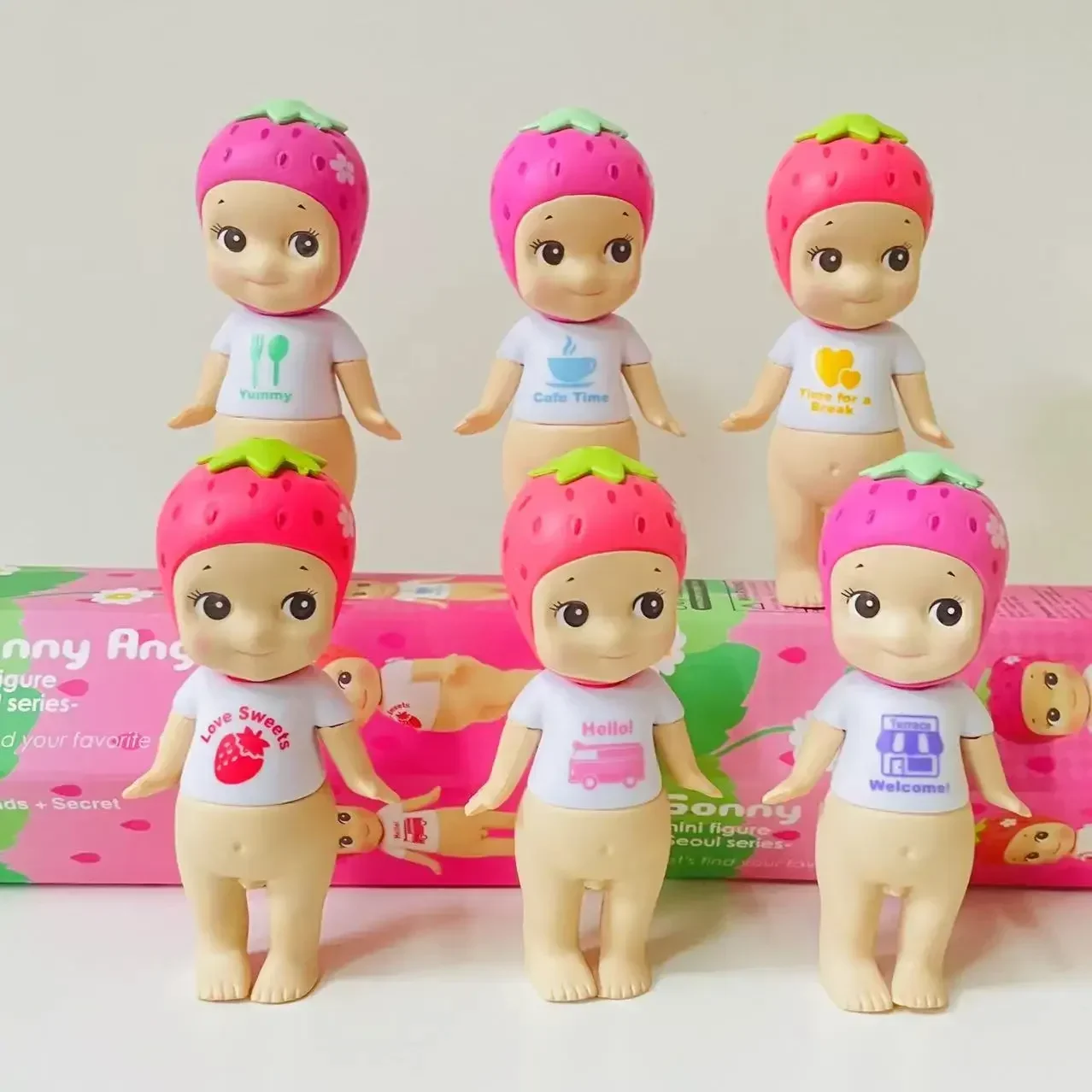 

12Pcs Sonny Angel Blind Box Seoul Series Cute Animal Fruit Vegetable Mini Figures Dolls Collection Gift For Kids Fans Birthday