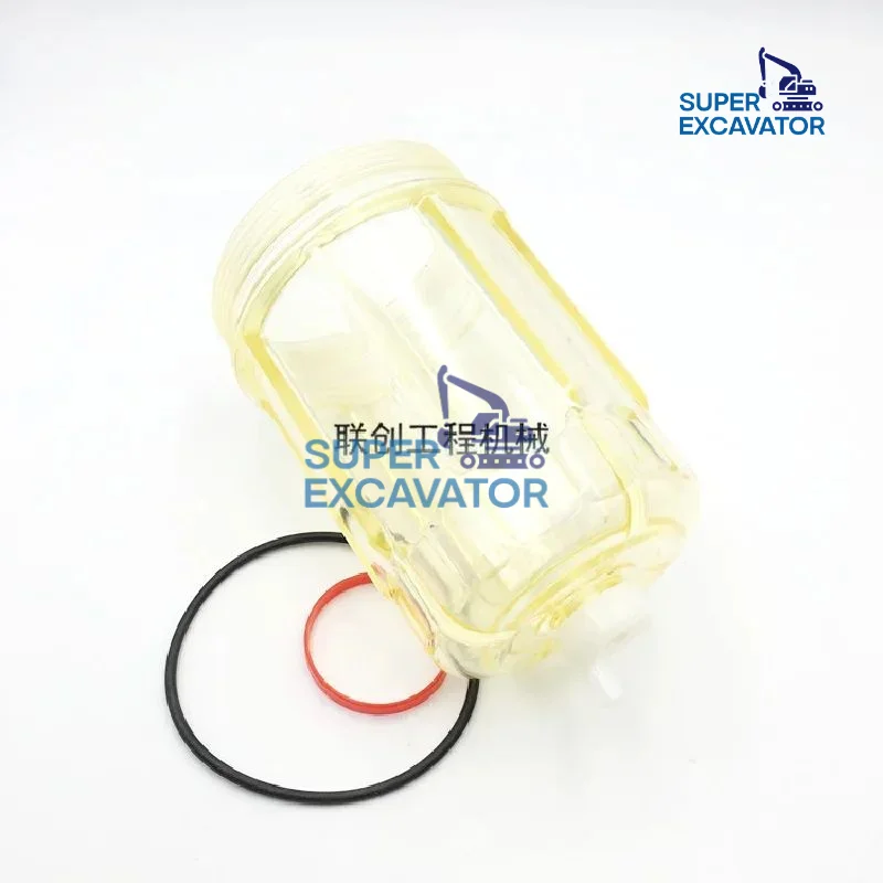 For Sany SY65 SY75 SY135 SY215-8-9 Oil-water separator filter Cup Oil cup water accumulation Cup excavator Parts