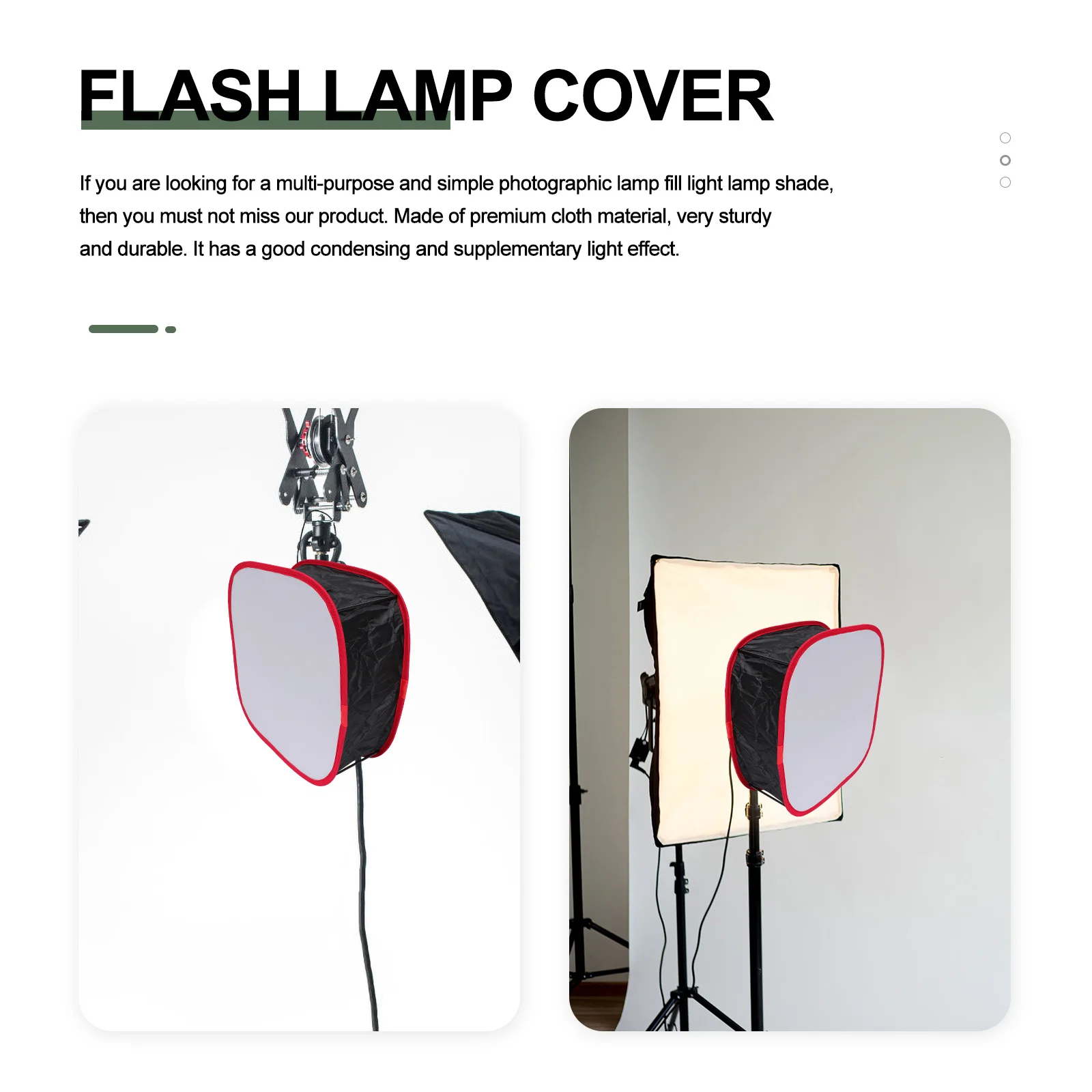 

Fill Light Cloth Cover Photography Honeycomb Diffusers Dustproof Shield Small Protect Safe Long Use Camera Accessories