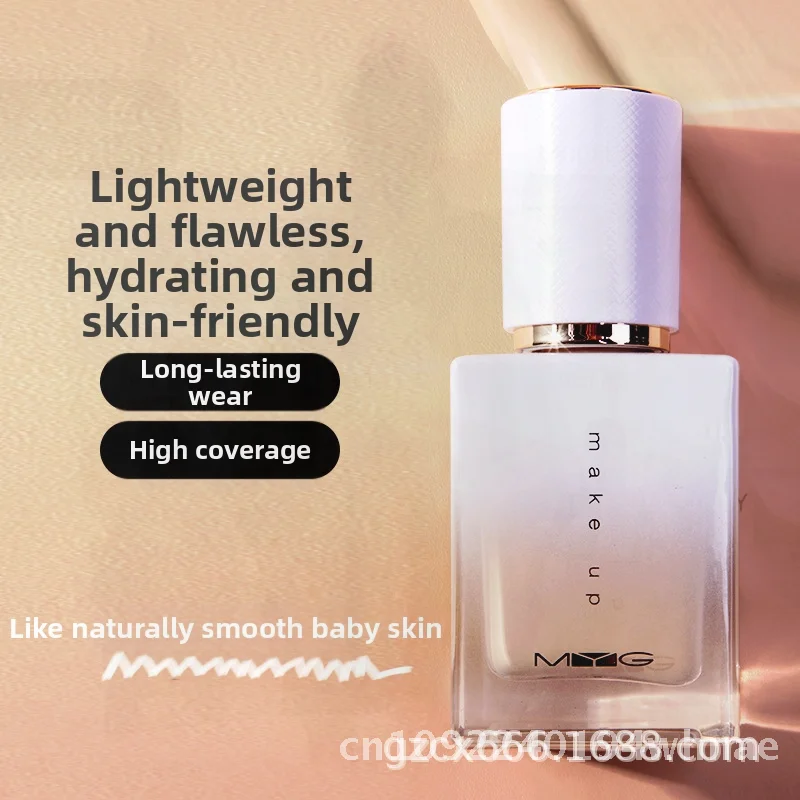 MYG Caviar Base líquida mate nutritiva para la piel 30 ml Corrector de acabado natural de larga duración 24 horas para pieles grasas neutras