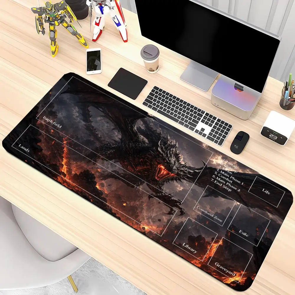 Vintage brown solo wizard orange cat zone mousepad warm oil painting slip resistant mat for laptop office