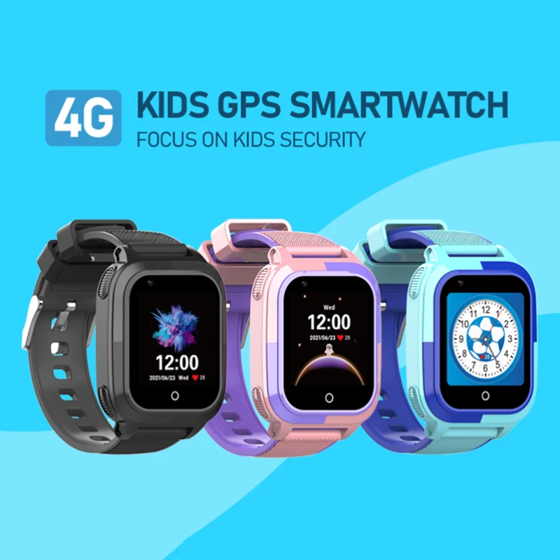 Getfitsoo GPS CT11 Smart Watch Kids Android 4G SIM Card Video Call Waterproof Mini Phone Smart Watch SOS Anti Loss Tracker