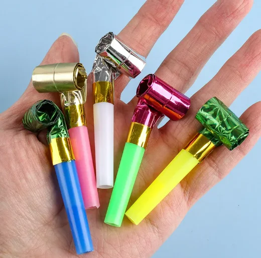 Blowing Telescopic Whistle Party Noise Generator, 5~100pcs