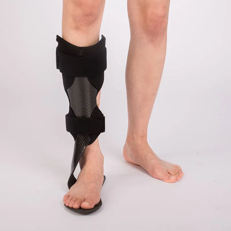 Thiết Kế Gọn Nhẹ Mắt Cá Chân Orthosis Sợi Carbon AFO Cho Thả Chân Đột Quỵ Liệt Nửa Người Bệnh Nhân