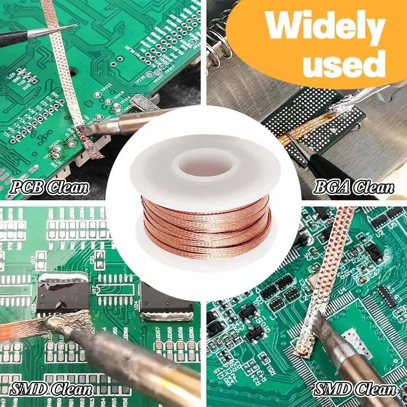 1.5/3/6/10M bakır kaynak teli - Solder Wick Braid incelemesi ve fiyatı