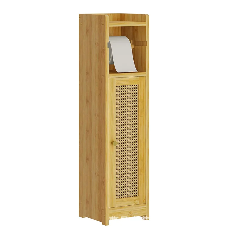 

Wooden rattan bathroom cabinet Furniture Foreign trade rattan environmentally friendly simple bathroom cabinet Factory wholesale