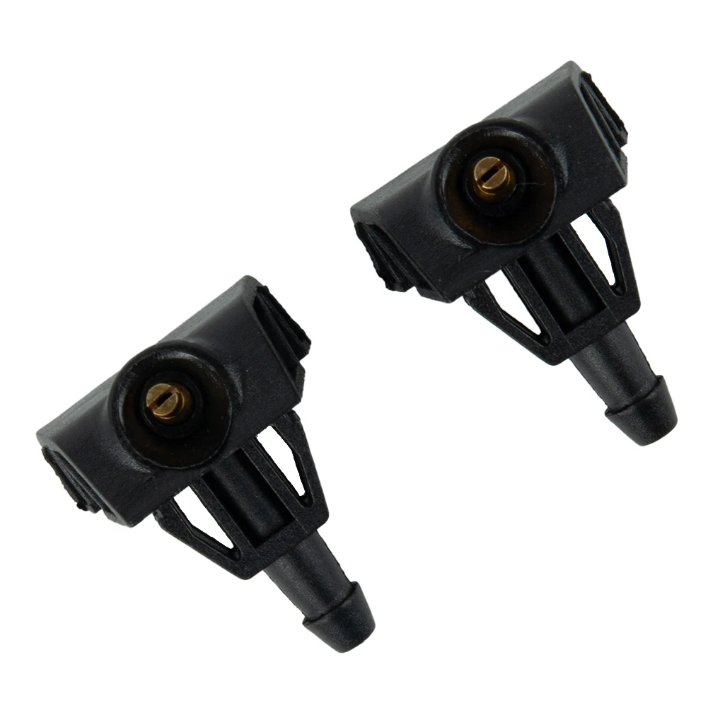 Windshield Washer Nozzles 2pcs/set Auto Accessories Black New Plastic Metal Car Windscreen Wiper For Nissan TIIDA