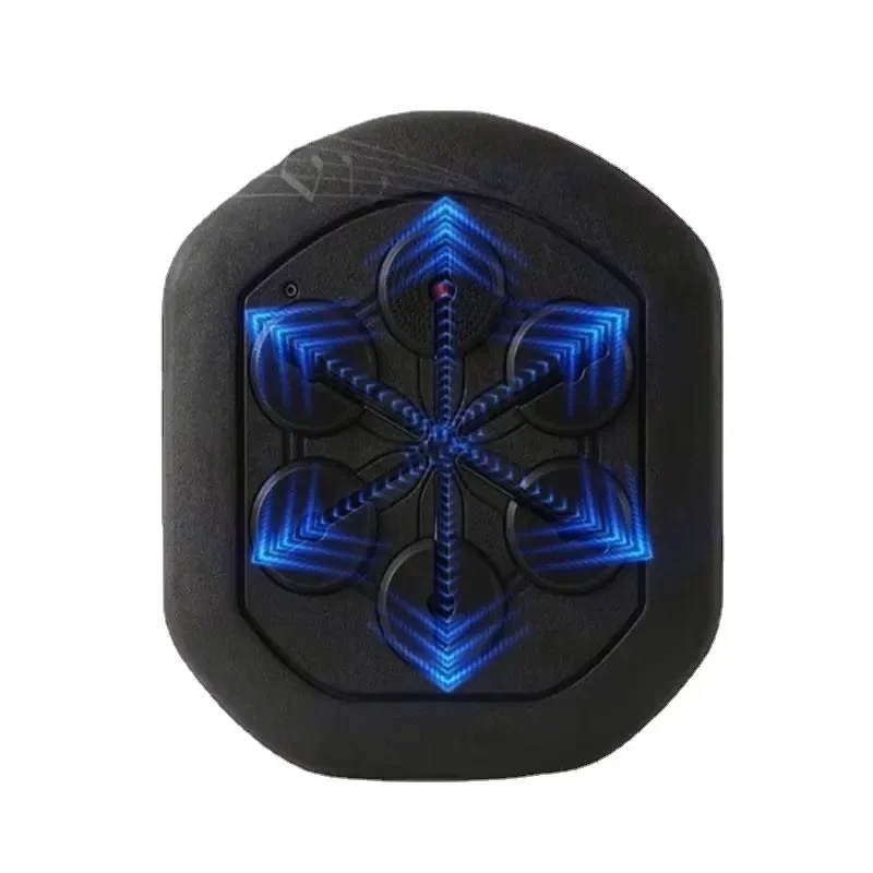 Smart Bluetooth Music Boxing Machine Electronic Wall Mounted Trainer with LED Light Focus Pad Home Gym Fitness Equipment for