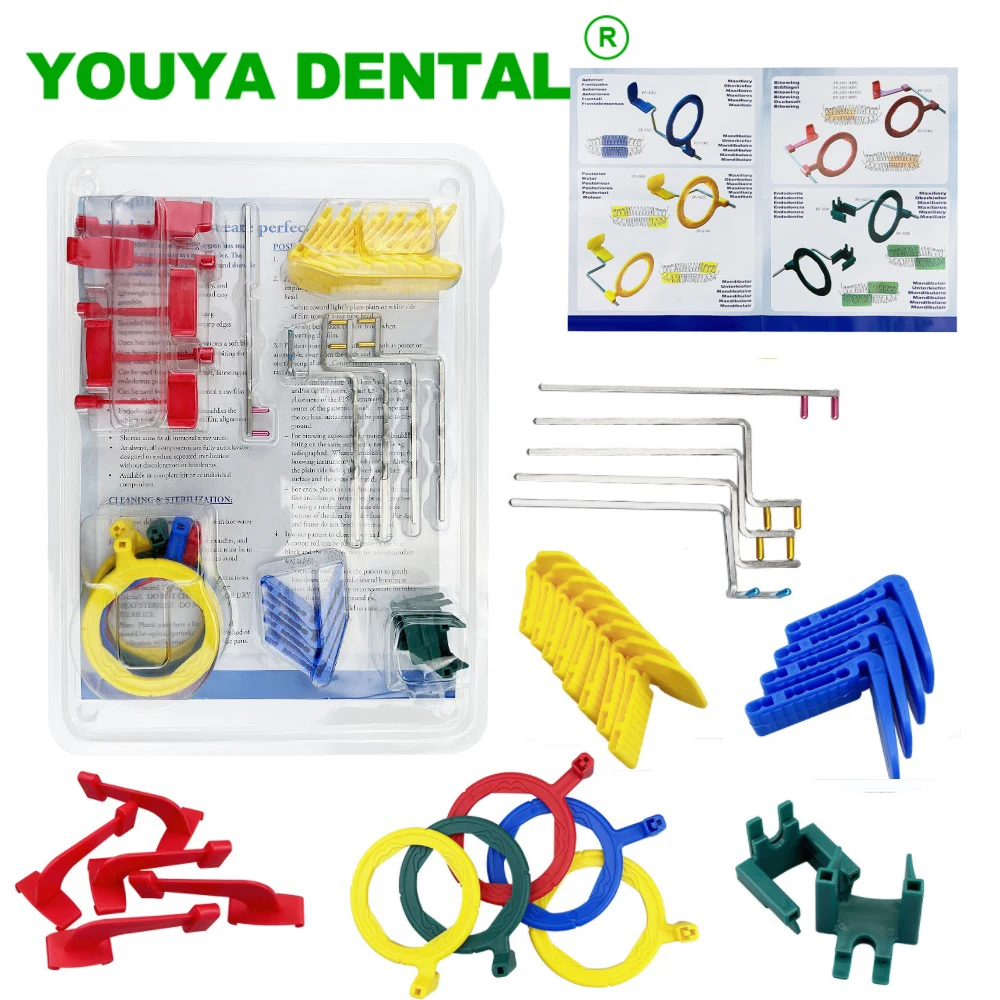 

1 Set Dental X-Ray Film Positioning System Dental Film X Ray Positioner Holder Locator Complete Kit Dentist Tools Instrument