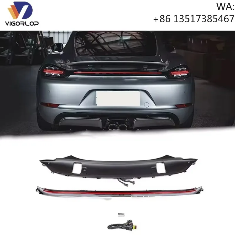

Upgrade Clear or Red Lens 6V Rear Tail Light 997 Led Tail Lights for Porsche 718 982 Cayman & Boxster