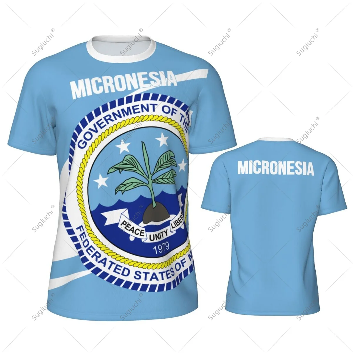 Federated States Of Micronesia Flag Men Sports T-shirt Women Tees jersey for Soccer Football Running Bike Tennis Fitness Fans