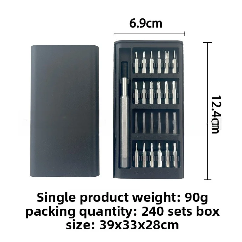 مجموعة مفكات براغي دقيقة 24 في 1 الأكثر مبيعًا مجموعة أدوات متعددة الوظائف لإصلاح وتفكيك الهواتف الذكية