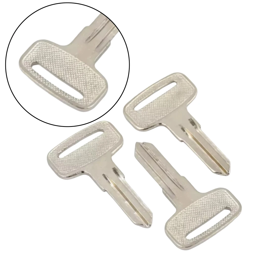 Metal Key Blanks Set Of 3 For Polaris For ATV Models With Key Code Series 20xx 21xx 67xx 68xx, Silver Replacement Ignition Key image 5