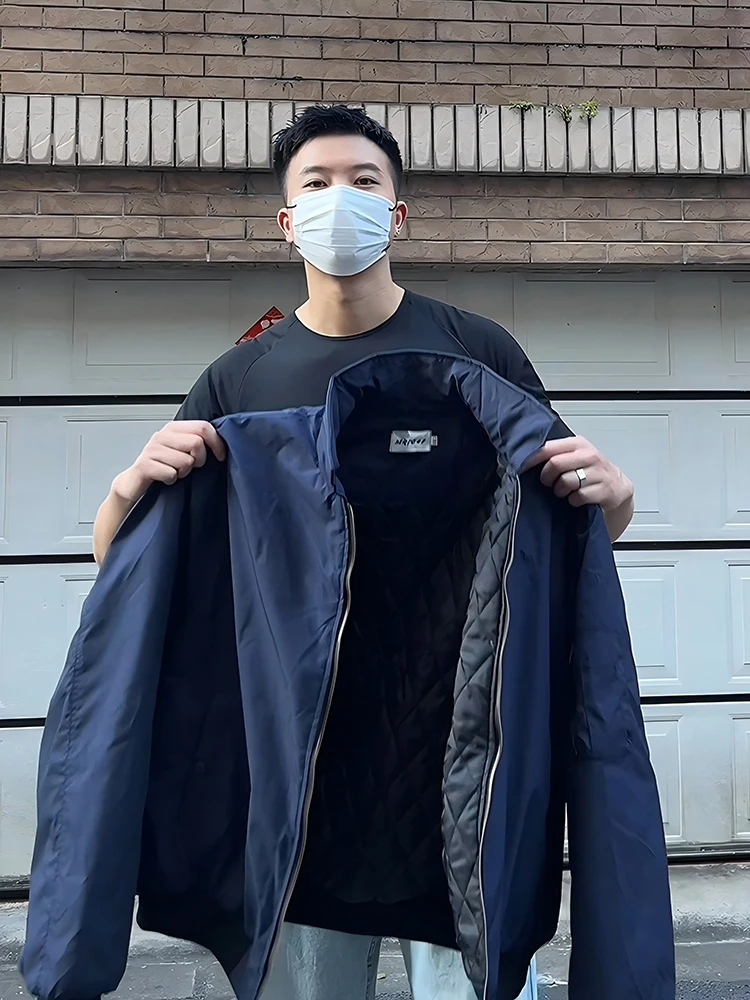 

Американский рабочий пиджак MA Flight Jaet из хлопка, винтажный воротник, бейсбольный стиль, зимняя верхняя одежда для мужчин