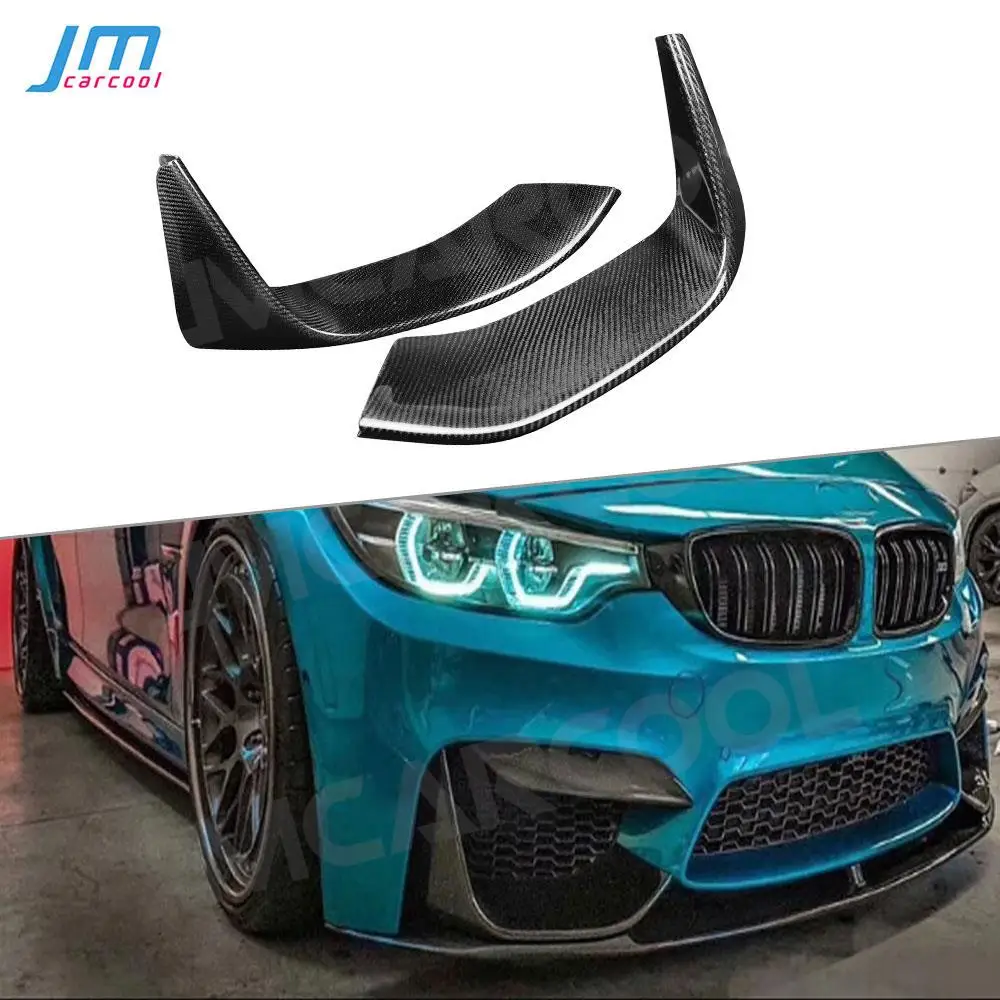 

Carbon Fiber Front Splitters for BMW 4 Series M3 M4 F80 F82 F83 2014 2015 2016 2017 FRP Black Canards