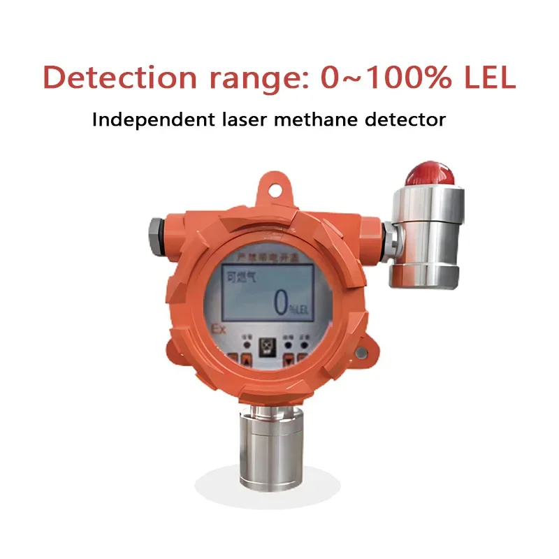 Heltec Industrial and commercial standalone laser methane alarm 0~100%LEL Combustible gas detector  LED digital display