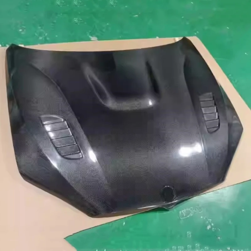 

Крышка двигателя из углеродного волокна для BMW F15 X5 X6 2018, модифицированный новый стиль, капот двигателя, легкий капот автомобиля