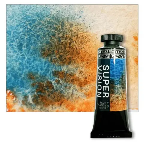 Bilashmart New Super Vision Layered Watercolor Paint Tube 15ml Master Mineral Water Color for Artist Painting Art Suppliers