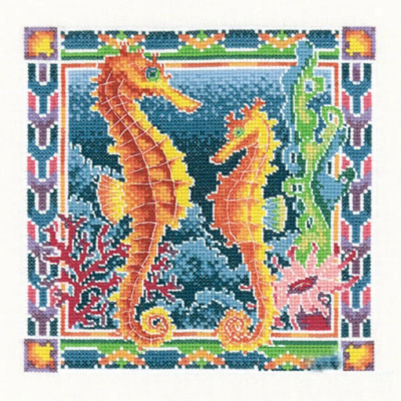 

ZZ2379 For Needlework Kit NOT PRINTED Cross stich Painting Set Cross Stitch Kits Cross-stitch Embroidery Set Stitch Kits Cross