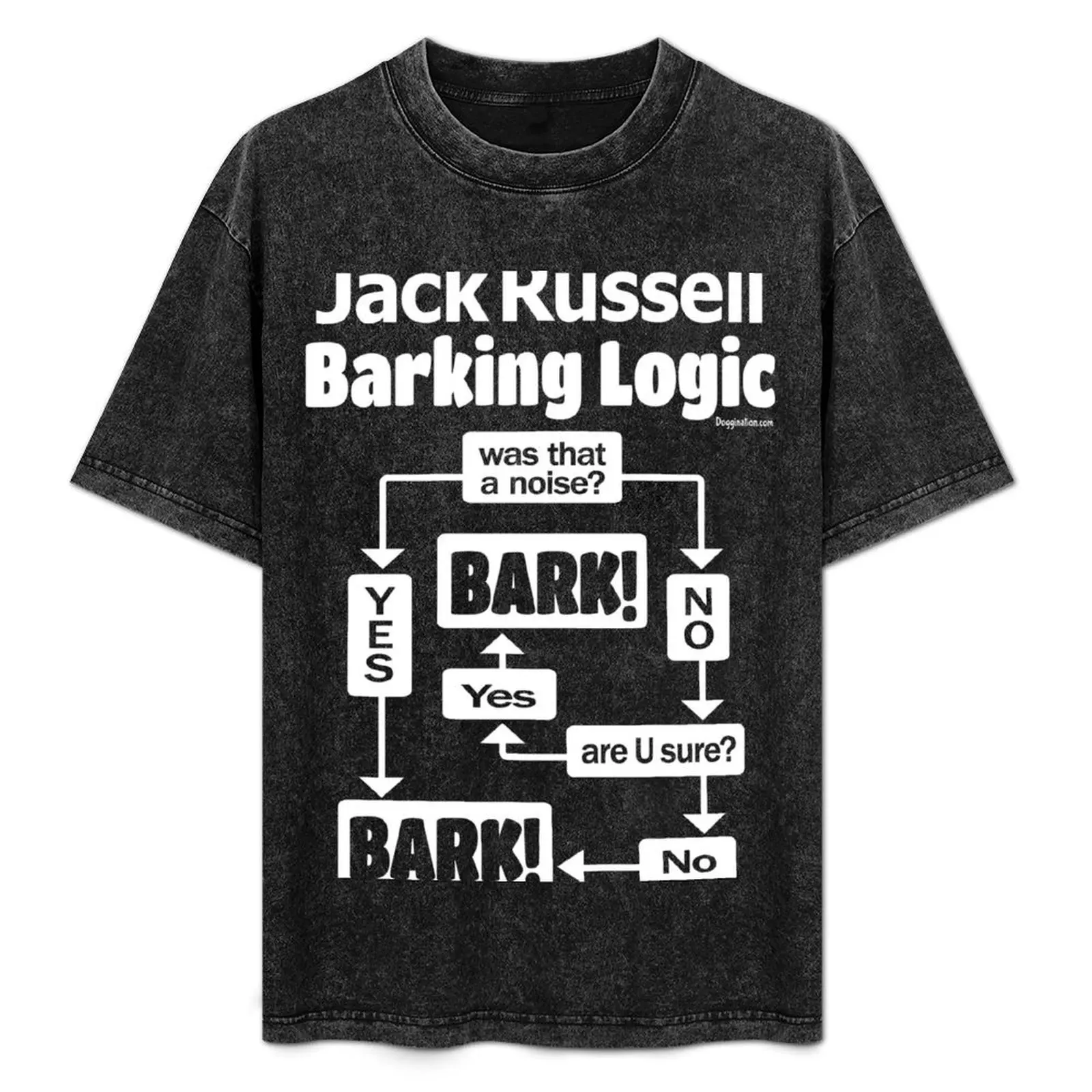 

Jack Russell Terrier Barking Logic T-Shirt Sport Basic Moisture Wicking Tee