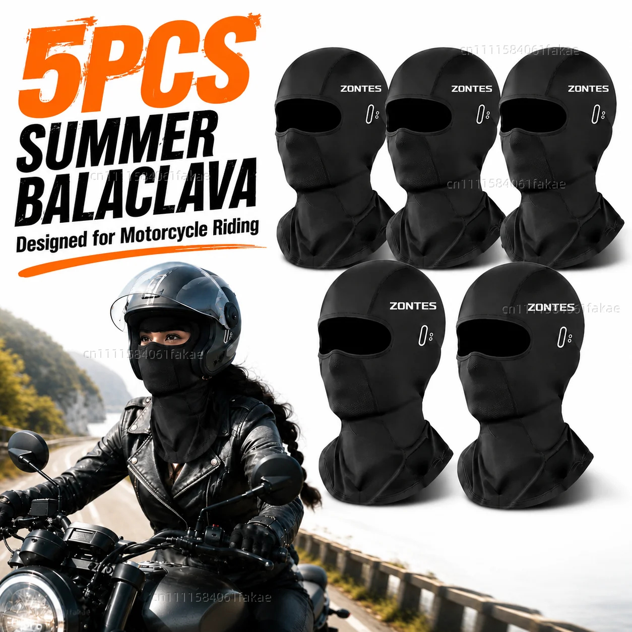 

5PCS Motorcycle Balaclava Summer UV Protection Glasses Face Breathable Hole For Zontes G1 125 ZT125 G1 ZT125U ZT 125 U ZT 310X