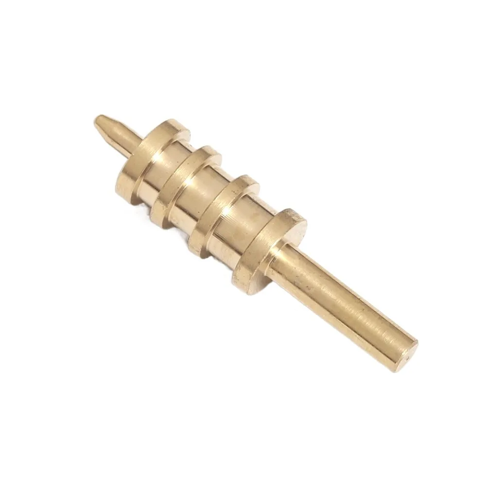

Pointed or Flat Tip Leather Burnisher Tool Brass Soldering Iron Leather Edge Slicker Burnishing Tool Marking Creaser