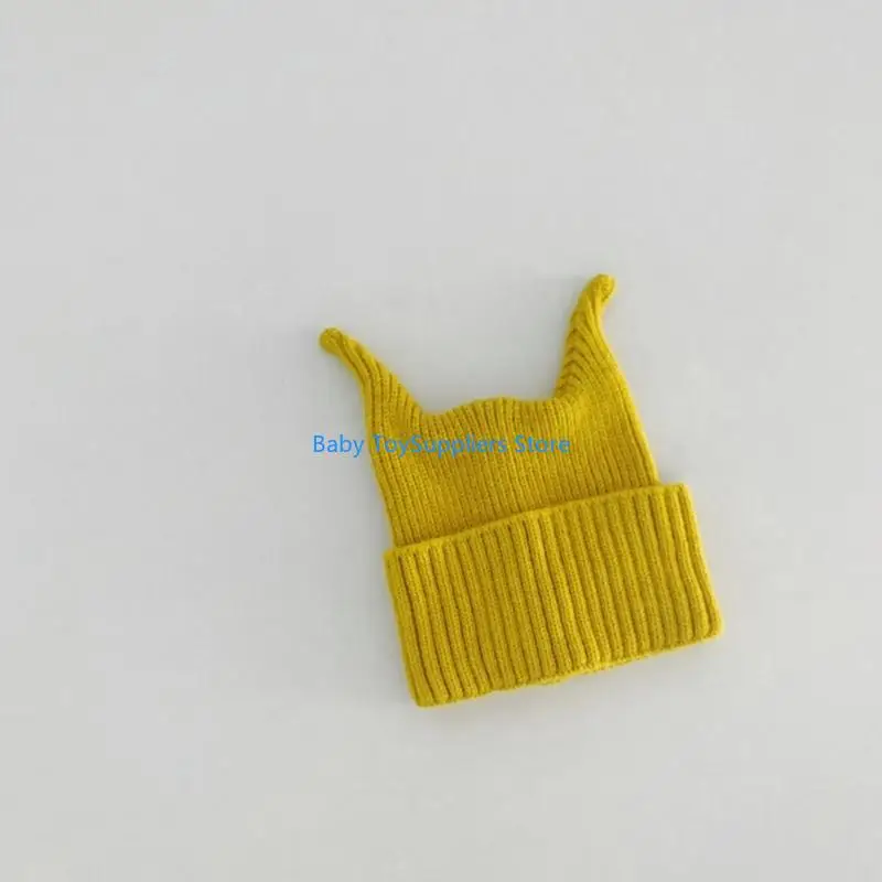 

R1WF 2023 NEW Winter Warm Hat Kids Soft Baby Bonnet Hat Crochet Knitted Baby Hat
