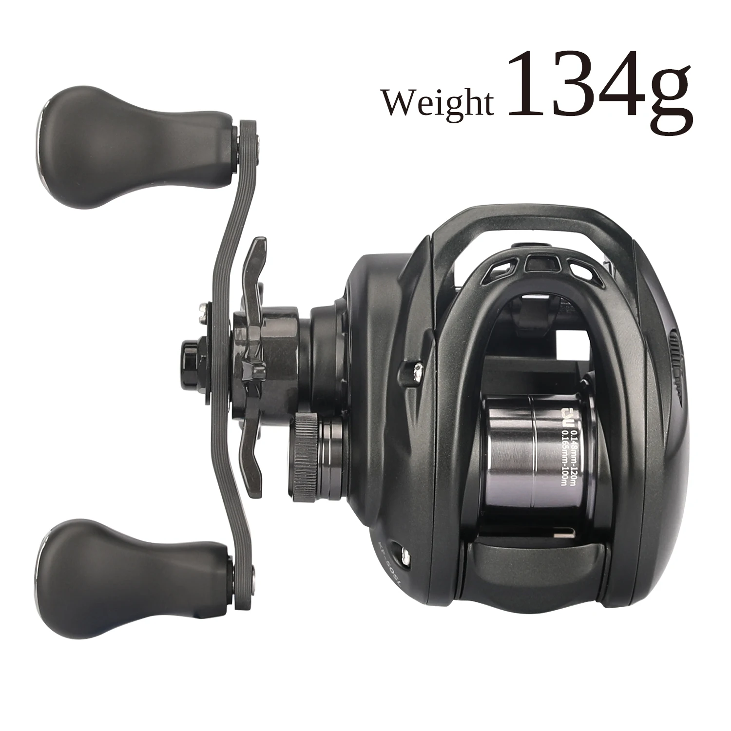 TSURINOYA Dark Wolf Pro 50S 4kg Bait Finesse Low Profile Baitcast Reel  Light Game Casting Fishing Reel 7.1:1 4.6g Shallow Spool