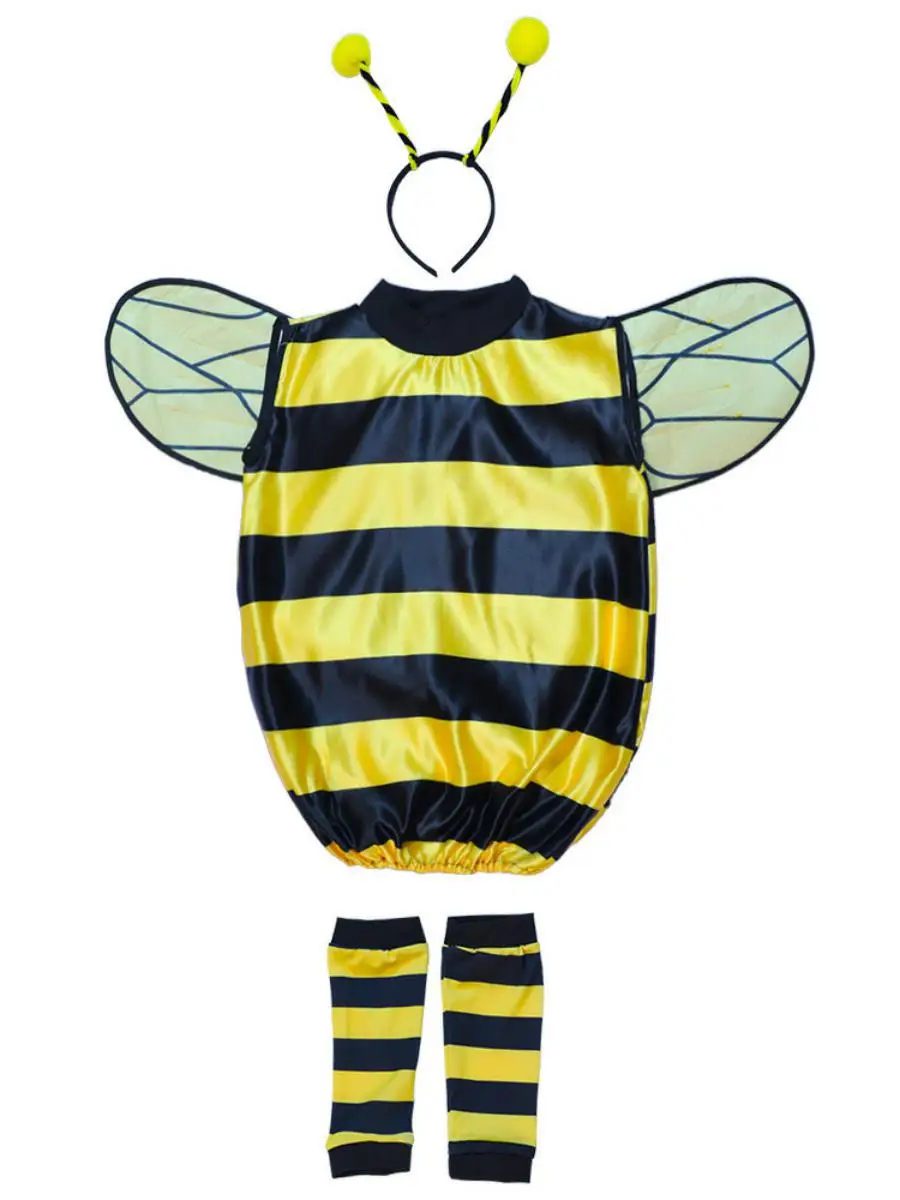 Hot Selling Halloween COS Bee Kostuum Volwassen Kinderen Par Festival Outfit Dr Up Polyester Materiaal Traditionele Chinese Co...