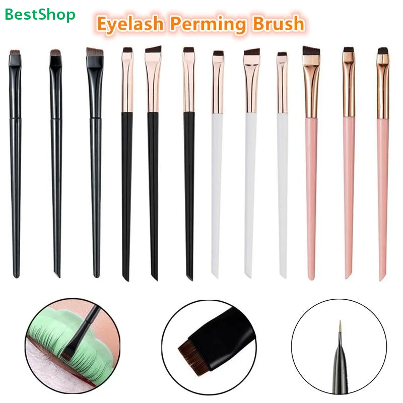 Picture 3: 〔R〕Professional Angled Eyelash Perming Brushes, Lash Lift Applicators for Salon & At-Home Lash Extension & Perming