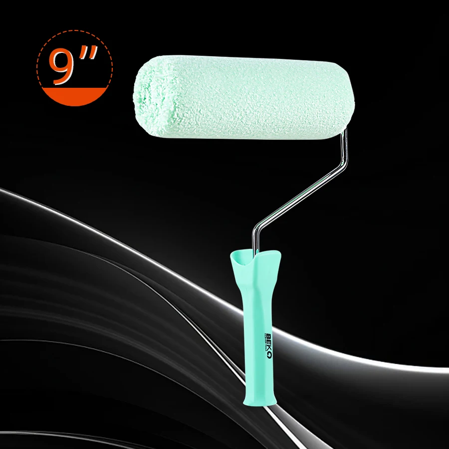 

9-дюймовый валик для длинных волос, ткань из ультратонкого волокна, гладкая и нежная чистка, первый инструмент для украшения дома своими руками