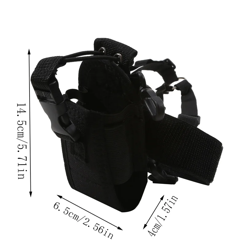 Bolsa de brazo portátil para walkie-talkie, cubierta protectora de nailon anticaída para exteriores, cubierta de almacenamiento de mano Universal