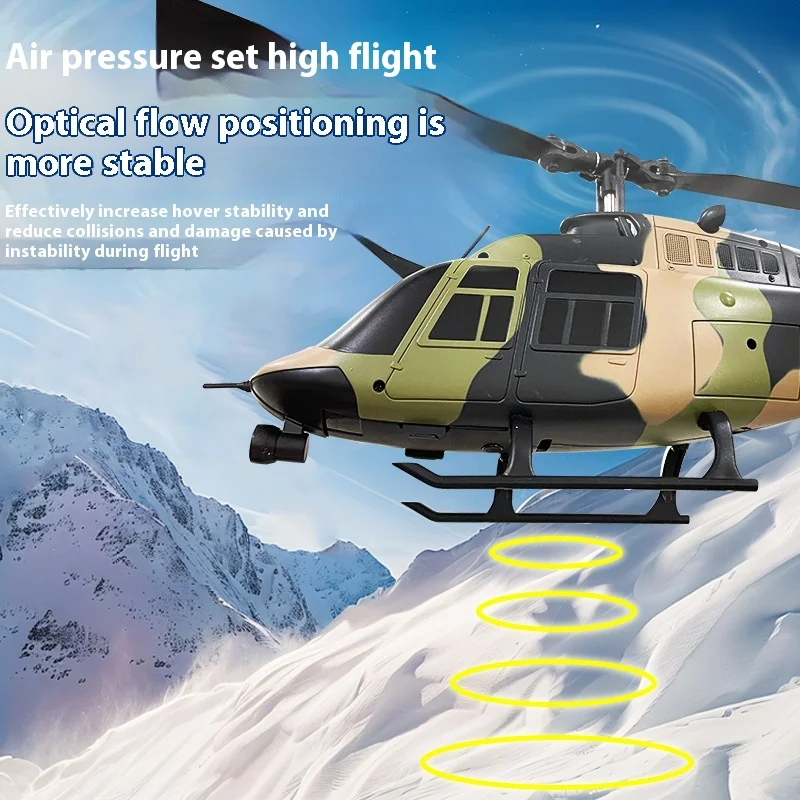 Re Era'S Neuer C138 Einzelpropeller-Fernbedienungshubschrauber ohne Querruder, 4 Kanäle, fester hoher optischer Durchfluss