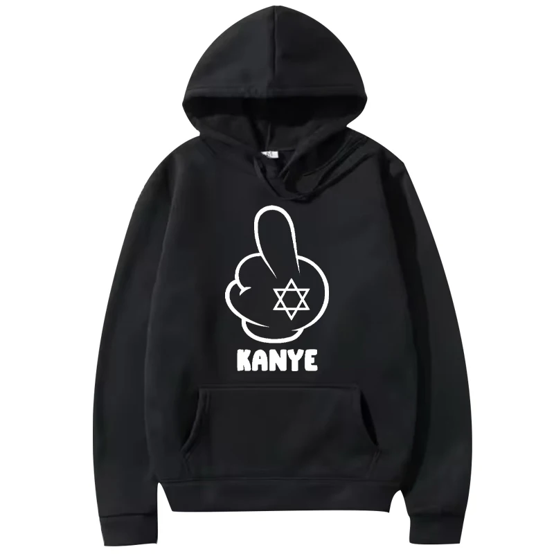 

Rapper Against Kanye Antisemitism hoodie men women vintage Long sleeve Sweatshirt with print Graphics oversized hoodie unisex