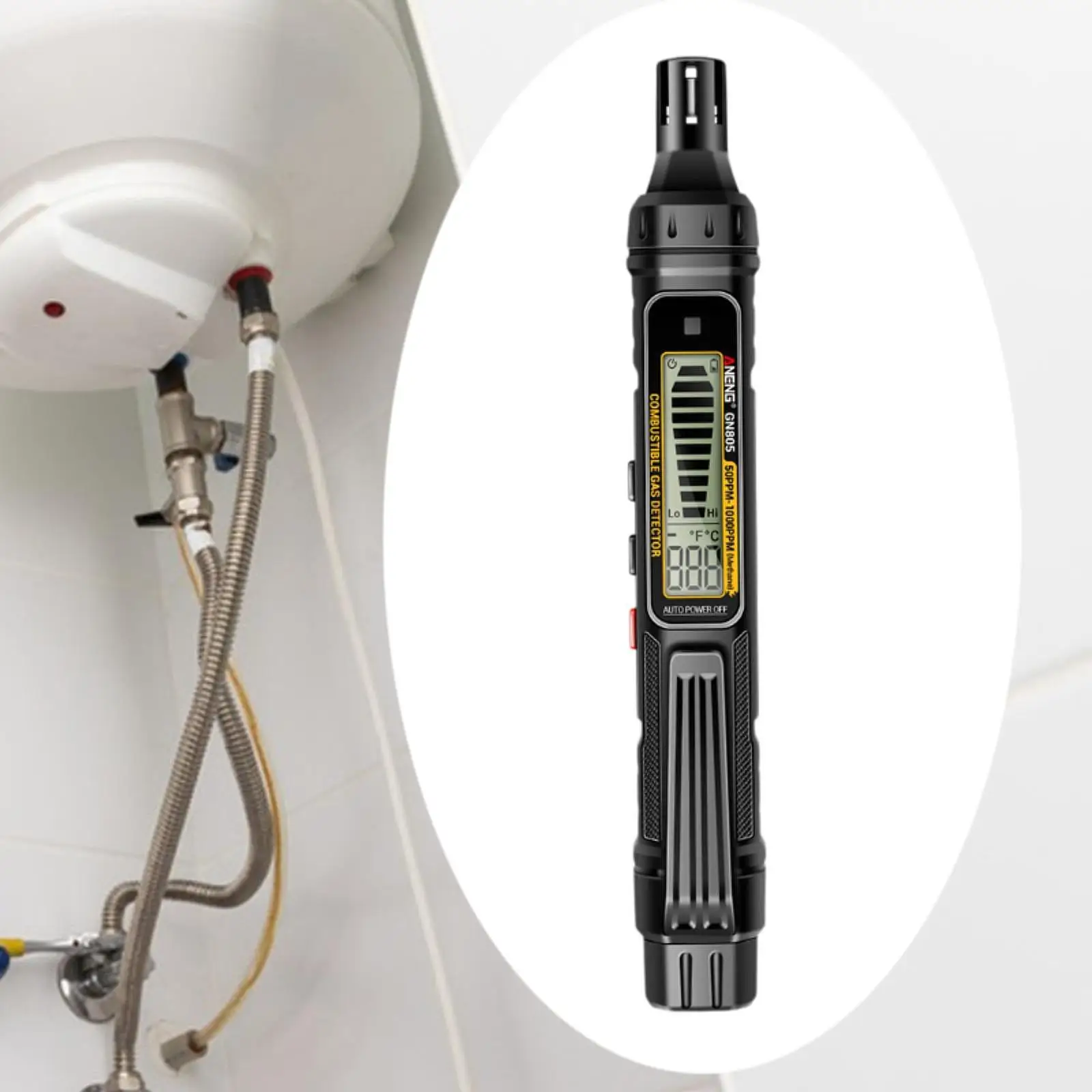 Portable Gas Sniffer Gas Leak Tester Compact High Precision Adjustable