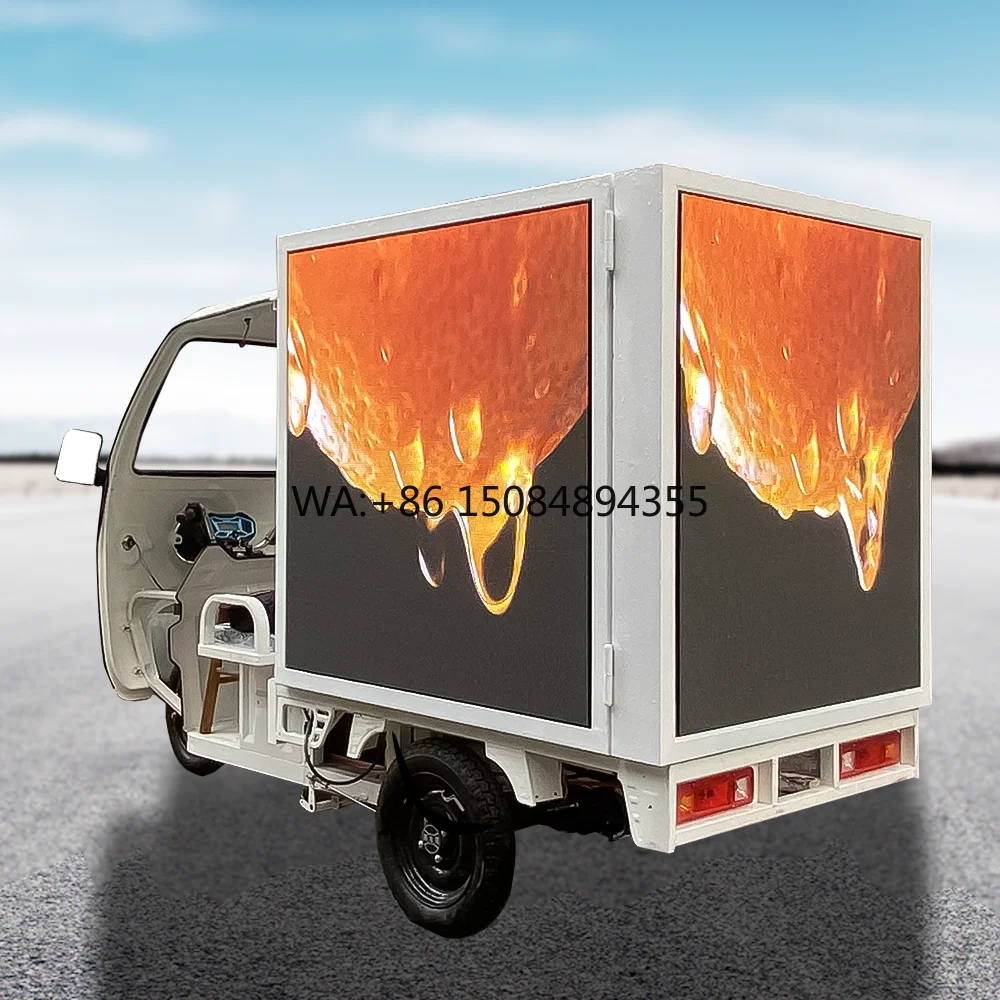 High Brightness Scooter Led Billboarl Scooter Mobile Billboard Led Screen Outdoor