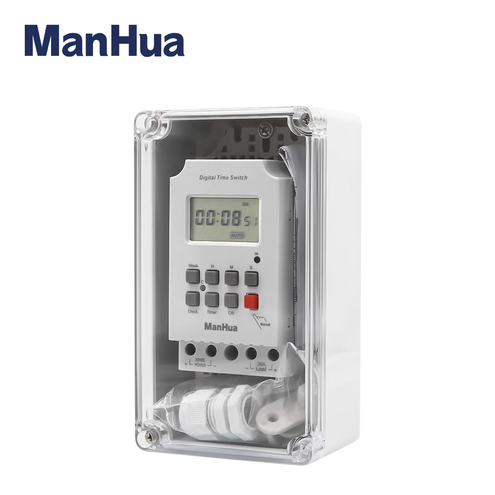 ManHua  220VAC 30A Rain-Proof Timer Digita MT316SE with Waterproof Box For Outdoor Hunter Our Feeder Digital Timer Switch