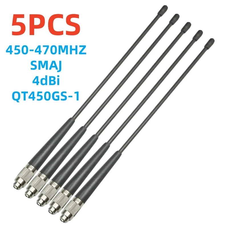 

Wholesale 5pc QT450GS-1 Whip Antenna 450-470MHz SMAJ Port GPS Mini Metal Duck Antenna for Hi-target V96 Internal Radio QT450GS-1