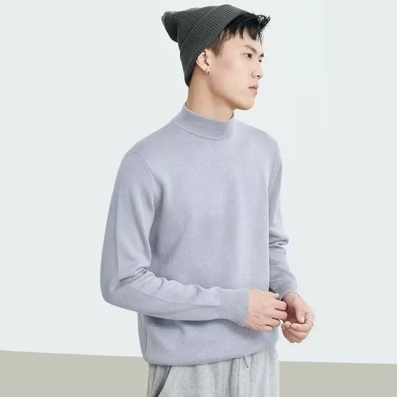 

Waed round Ne Sweatirt Jaet Thi Fce Men's Casual Base Layer Autumn Winter Australian Busin Leisure Knitwear
