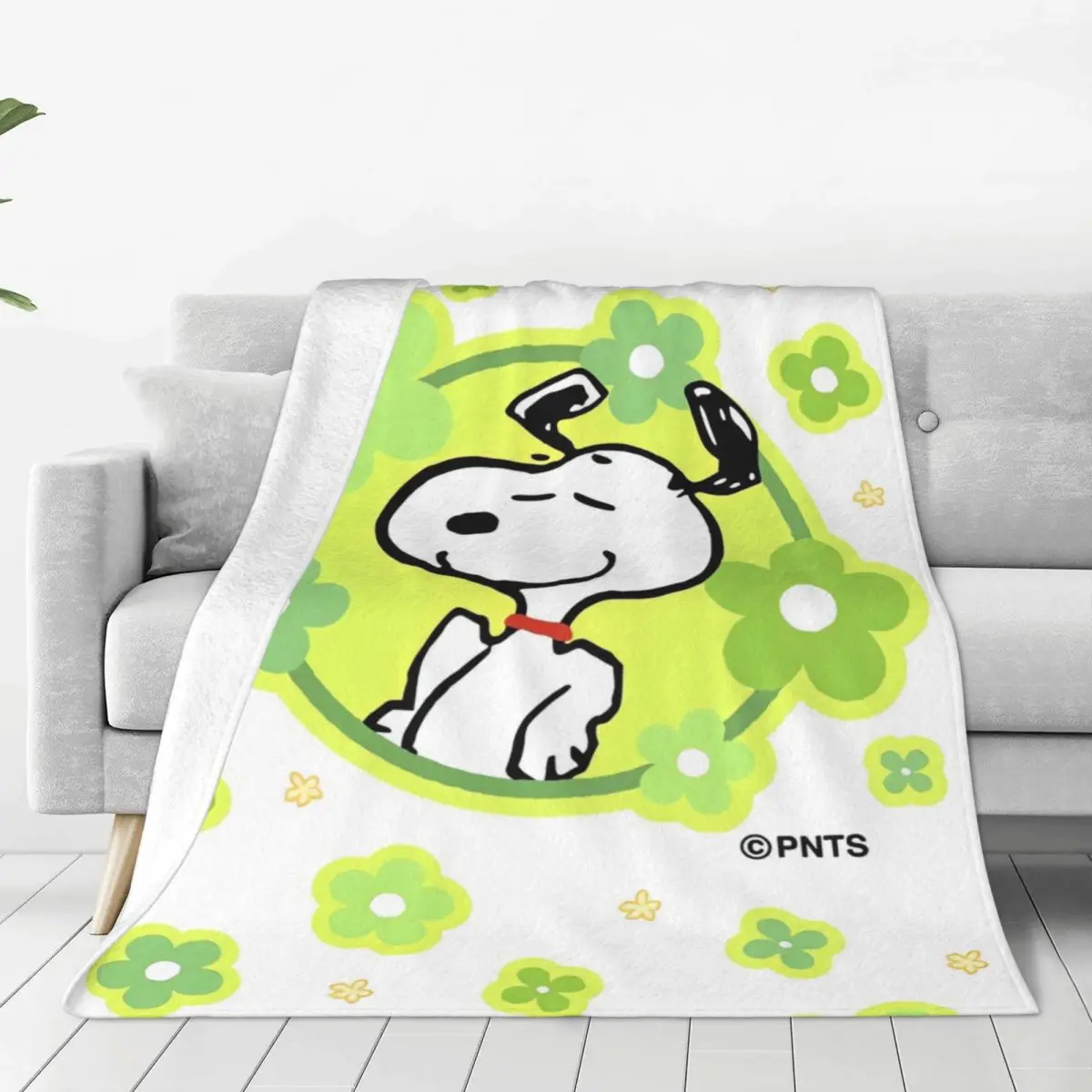 SNOOPY Cartoon  Kawaii Blanket Super Soft Comfortable Plush Throw Blanket For Couch Bed Camping Flannel Bedspread Bed Cover