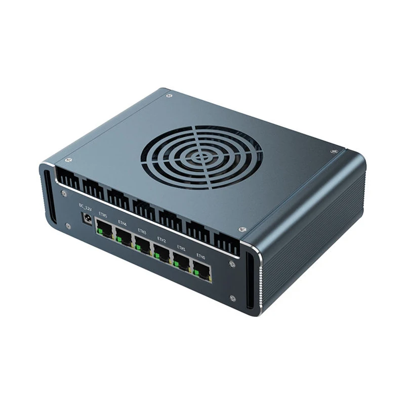 G31F Pfsense อุตสาหกรรม Mini Pc พัดลมระบายความร้อน 6 พอร์ต Lan Intel Core I7-13620H I5-1345U 10 แกนไฟร์วอลล์ Soft Router Routing