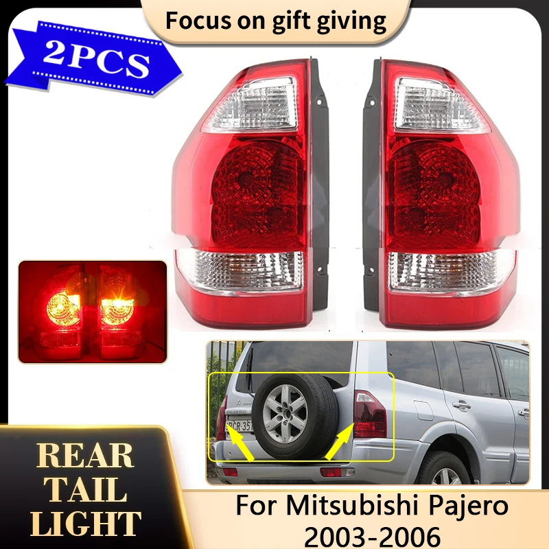 

For Mitsubishi Pajero Montero Shogun MK3 2003 2004 2005 2006 MN133765 MN133766 Rear Tail Light Taillight Brake Turn Signal Lamp