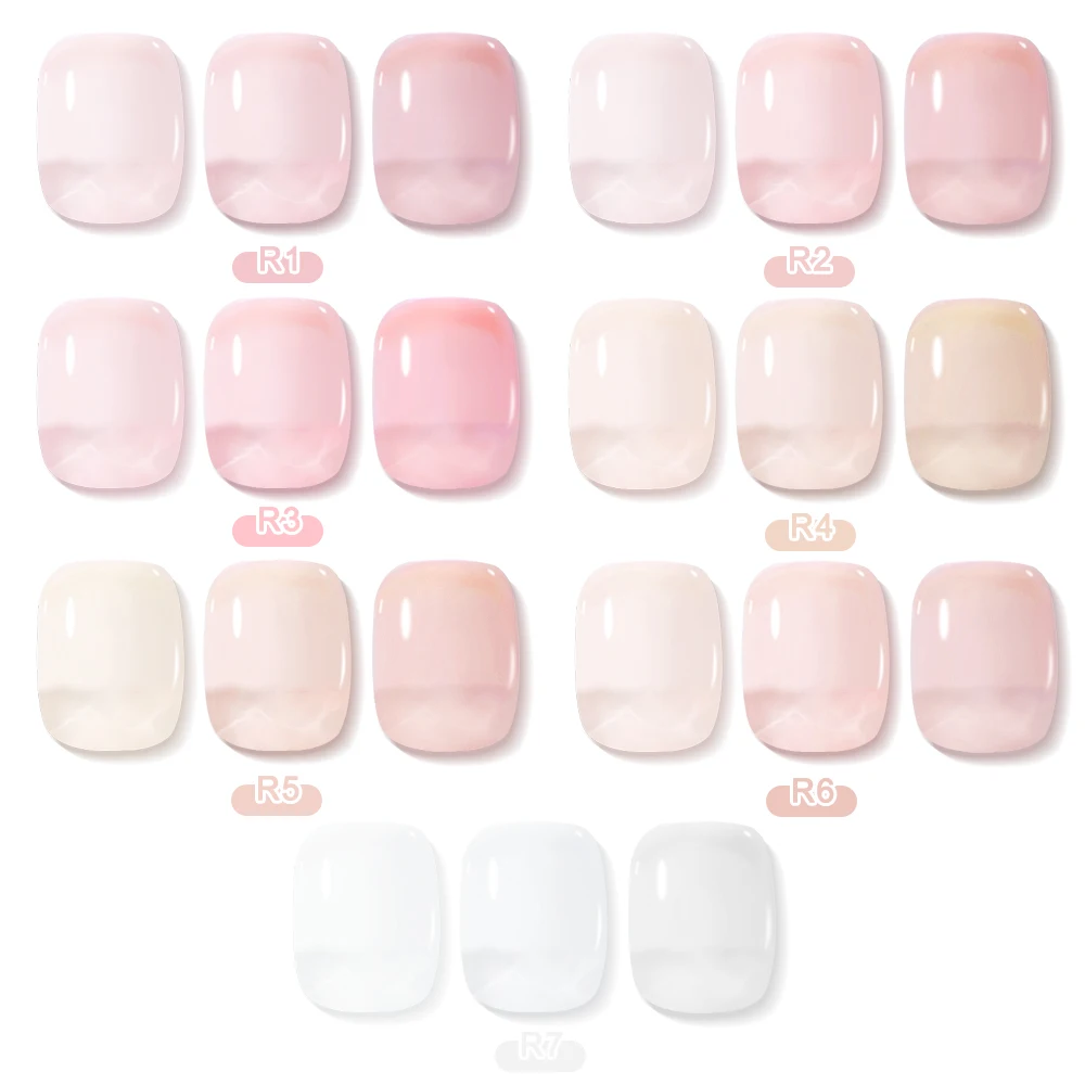 KODI JYJ Jelly Nude Rubber Base Gel 12ml Semi-permanent Nail Base Coat uv led Natural Base Gellac Manicure Hybrid Nail Polish