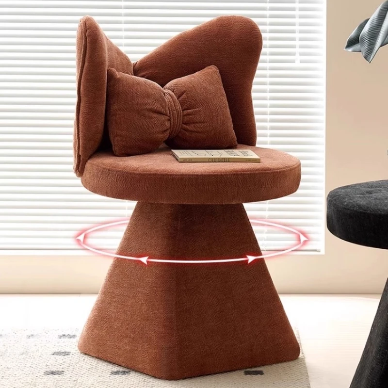Sgabello per trucco moderno e leggero di lusso Sedie per trucco girevoli Sedia per trucco Mobili per camera da letto di casa Accessori per vanità Sgabelli
