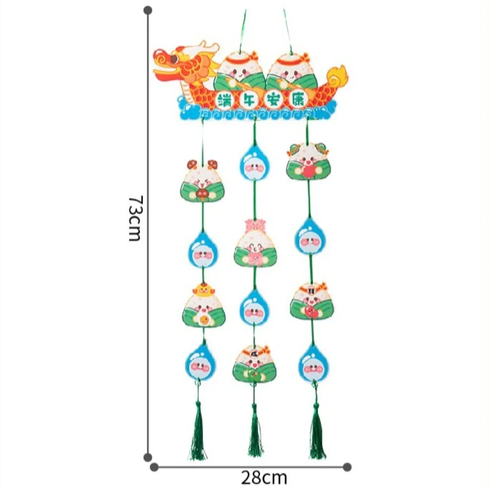 1 conjunto pendurar dragão barco festival pingente antigo artesanato estilo chinês brinquedo diy artesanal zongzi presentes das crianças