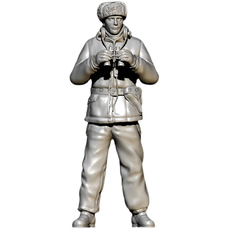 50mm 1/35 Harz Soldat Modell Kits Figur farblos und selbst zusammen gebaut (3D-Druck) TD-4501/3d